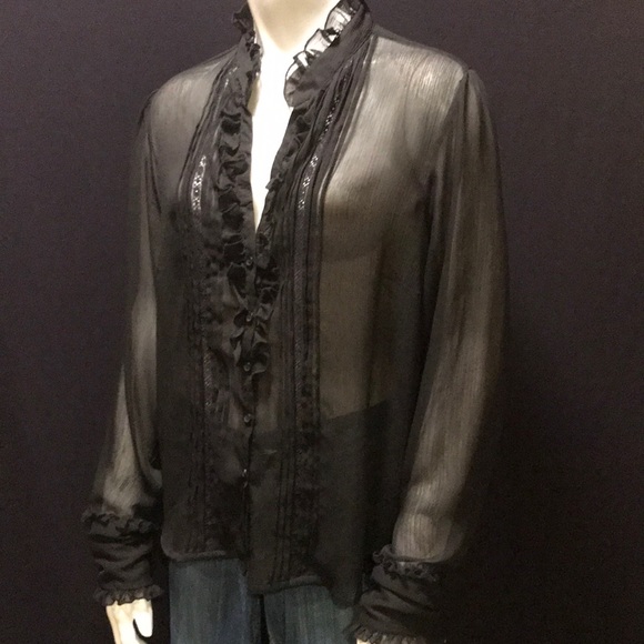 Worthington Tops - 🆑EARANCE Worthington Sheer Blouse